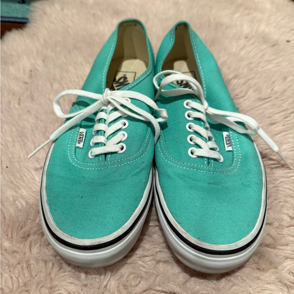 Excellent Condition Turquoise Vans
